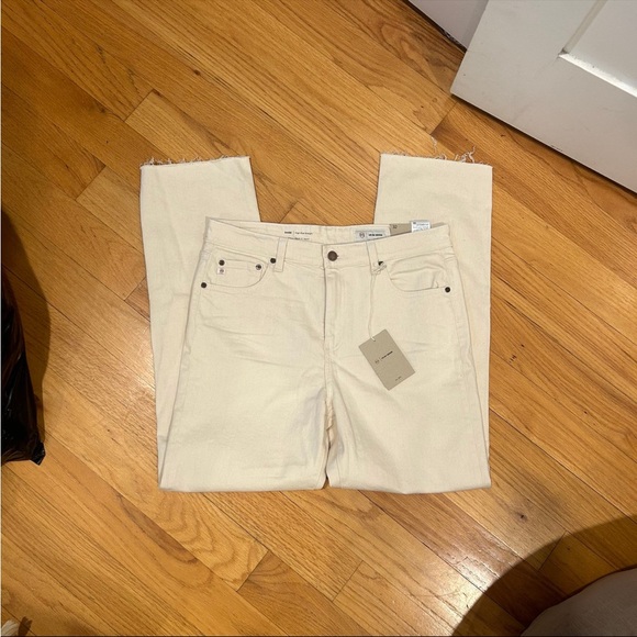 NWT AG denim high rise straight leg jeans sz 32 - Picture 8 of 8